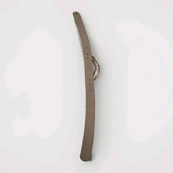 Kudos Vtg Medallion Embellished Belt Women Black Gold Whimsigoth Y2K 90s Fashion - Picture 8 of 11